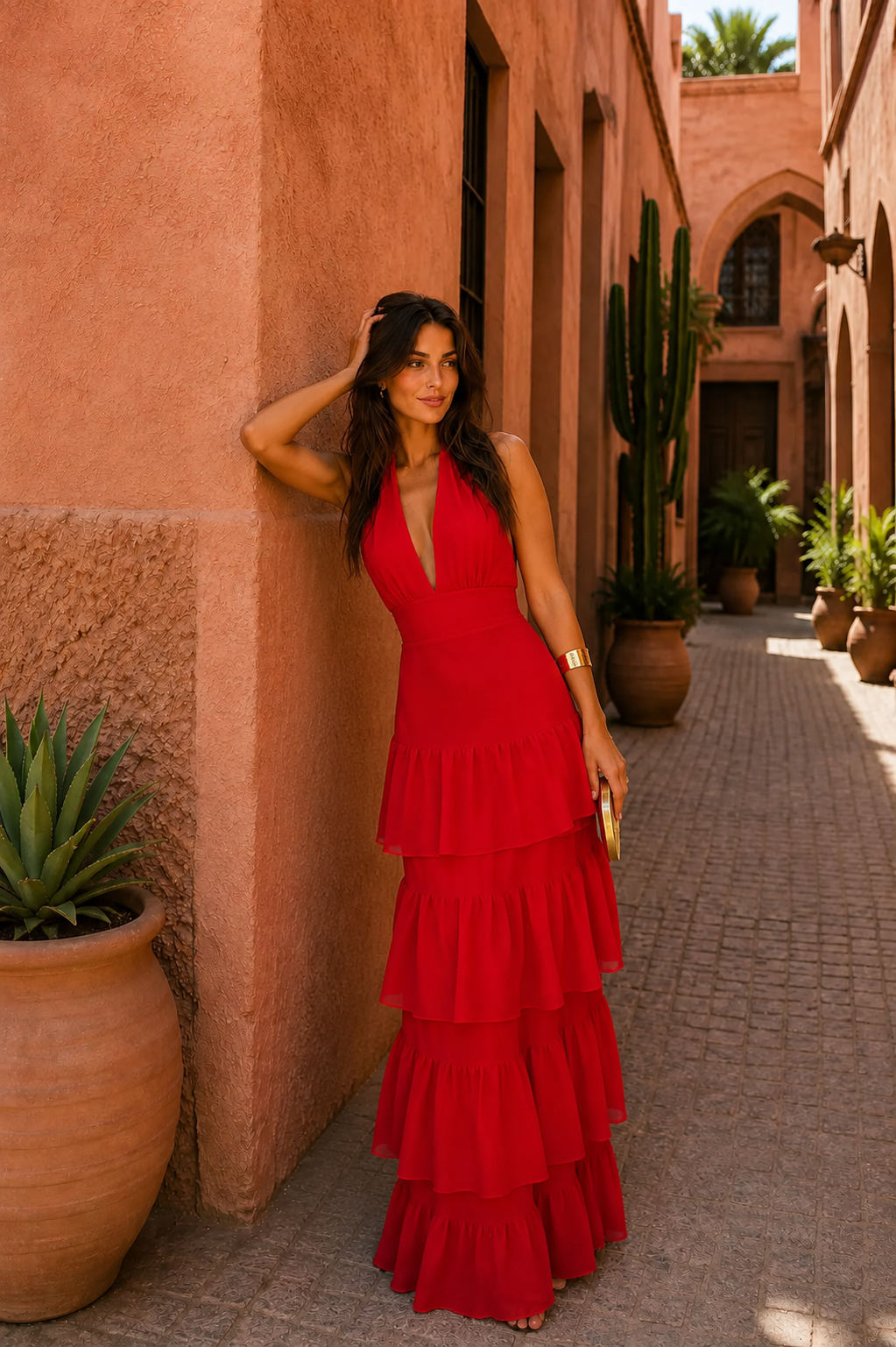 Vestido Manila Rojo