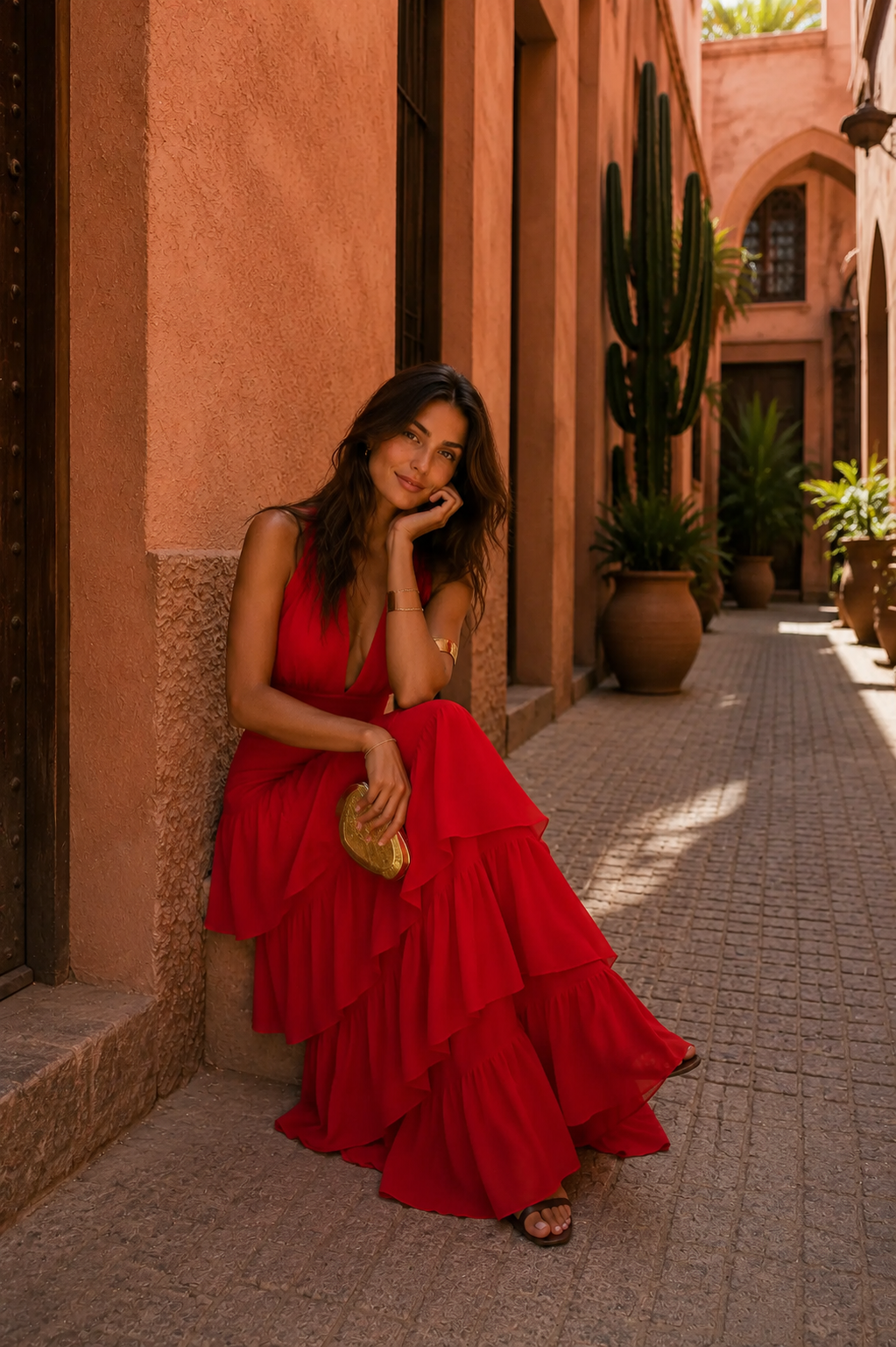 Vestido Manila Rojo