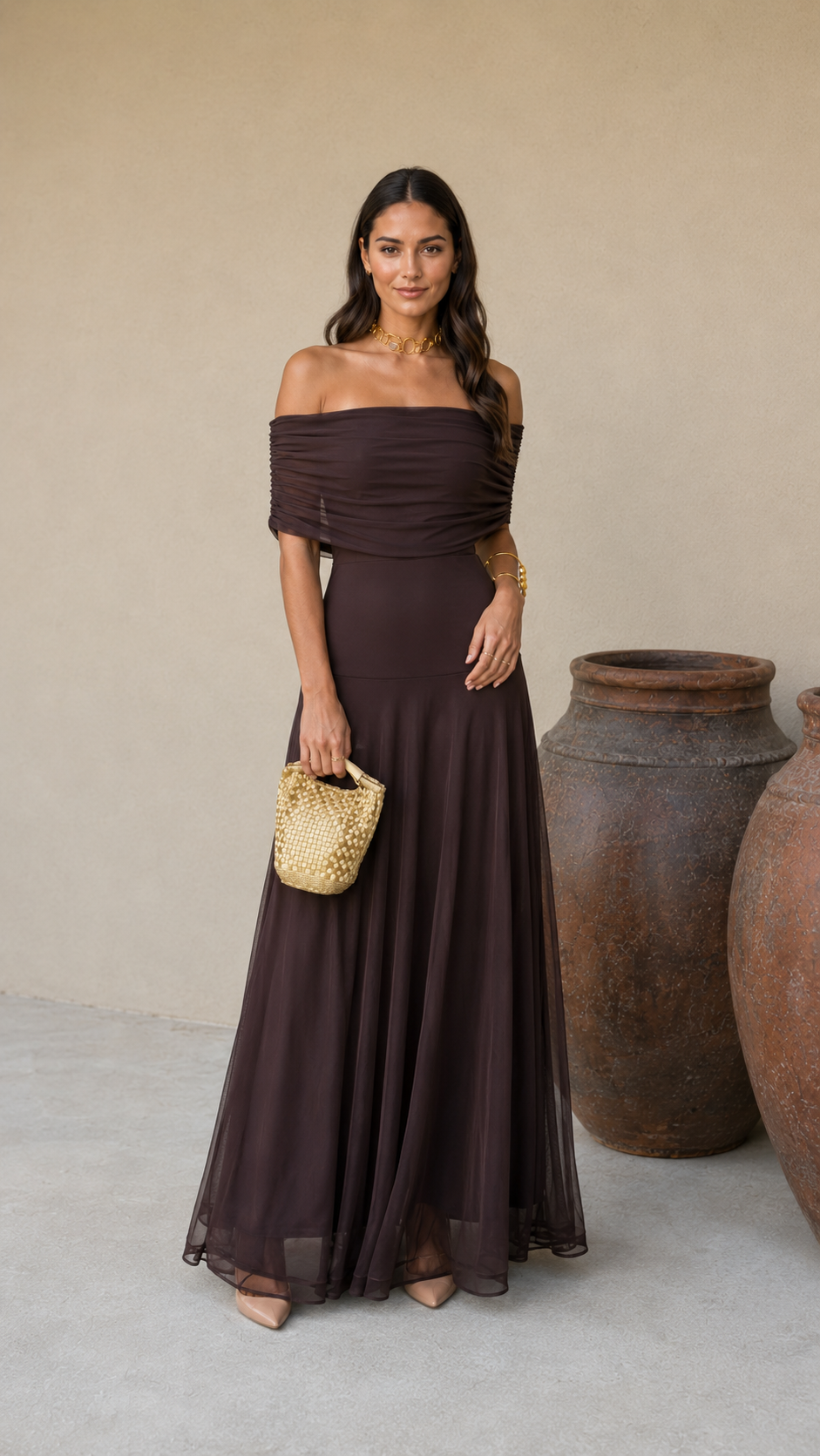 Toledo | Vestido Marrón Sevilla Boutique