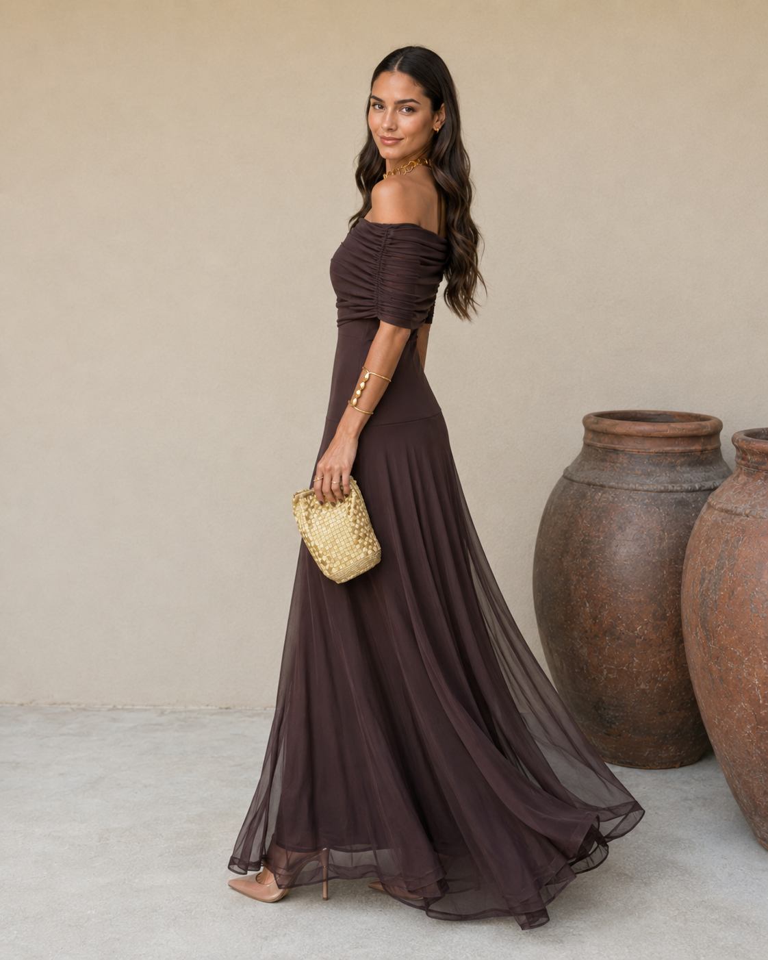 Toledo | Vestido Marrón Sevilla Boutique