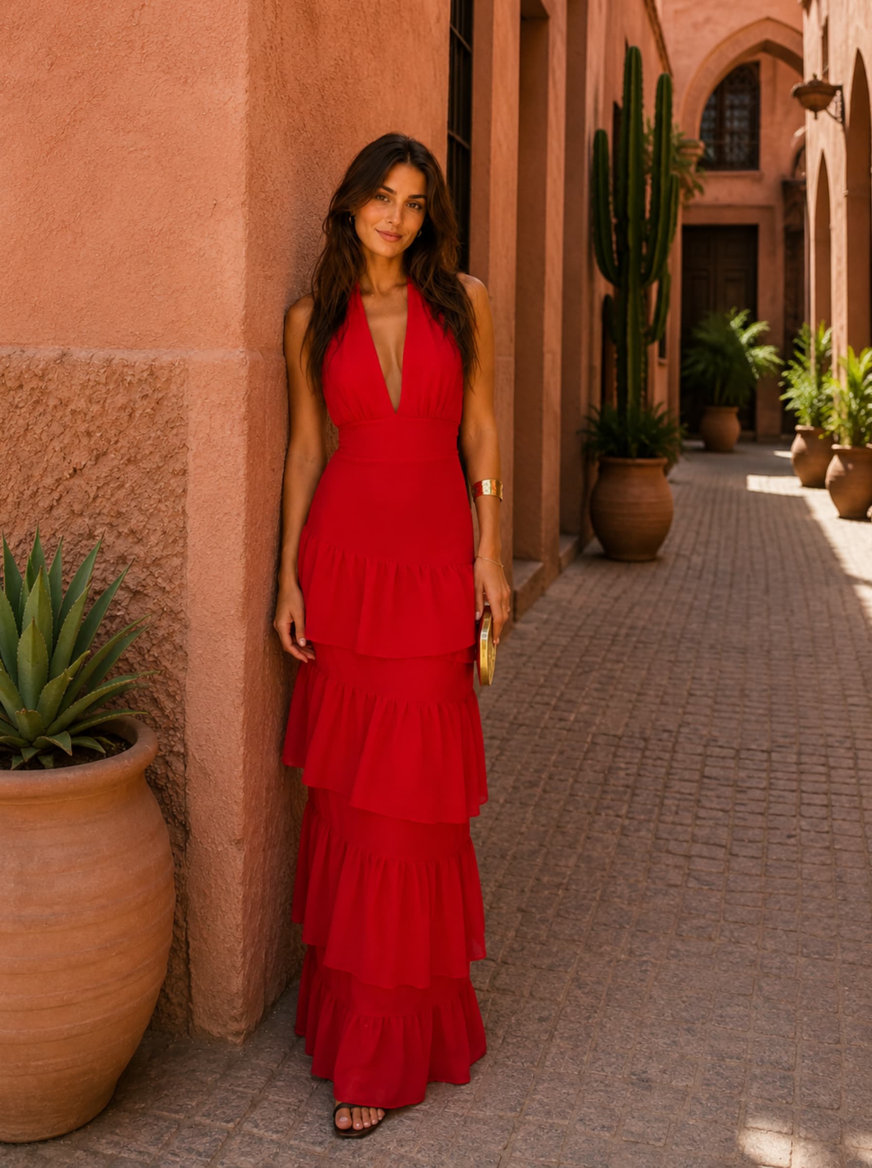 Vestido Manila Rojo