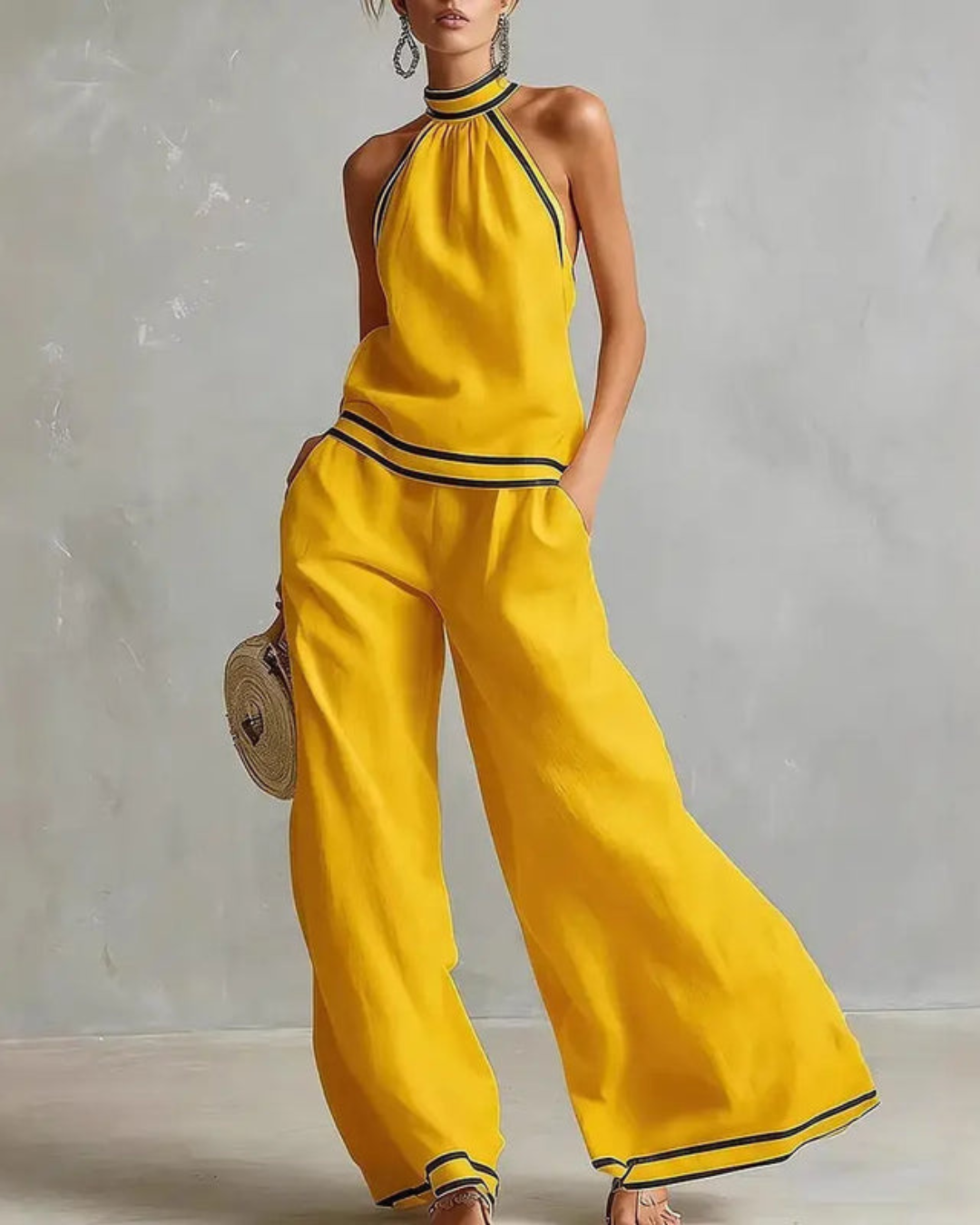Isabella | Conjunto Halter Premium