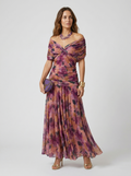 Vestido Largo Con Escote V