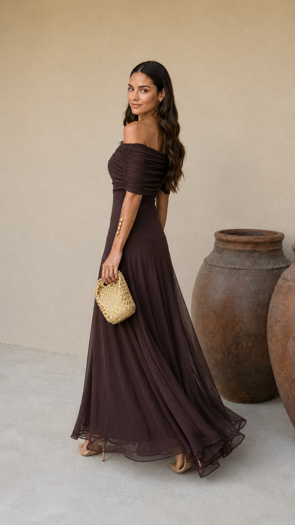 Toledo | Vestido Marrón Sevilla Boutique