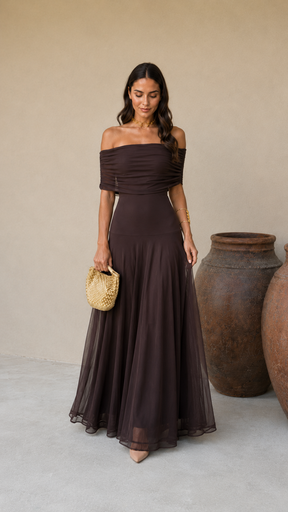 Toledo | Vestido Marrón Sevilla Boutique